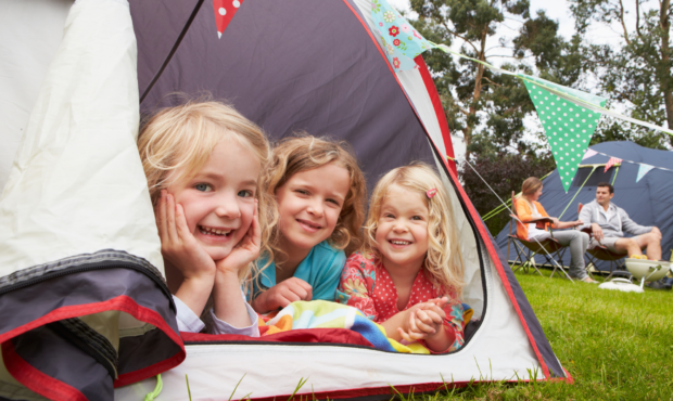 spring camping...