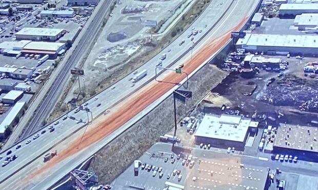 road spill I-15...