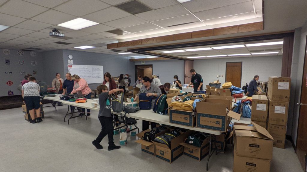 SLC teachers' union provides backpacks, supplies to refugee students