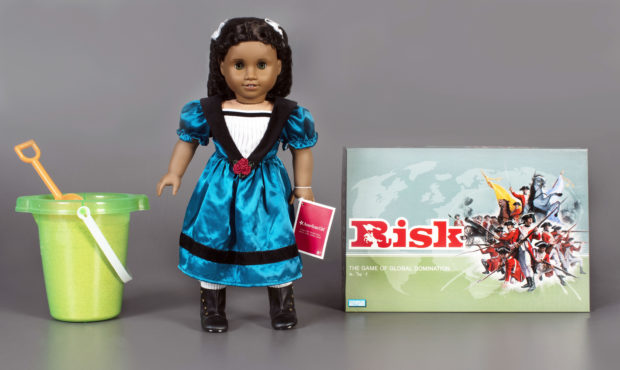This photo, provided by The Strong National Museum of Play, shows the three toys being inducted thi...