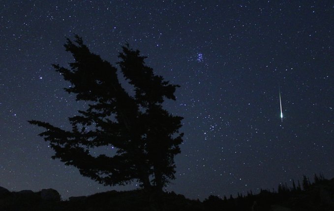 The peak of the Geminid meteor shower is expected late Monday night into Tuesday morning.
Photo cre...