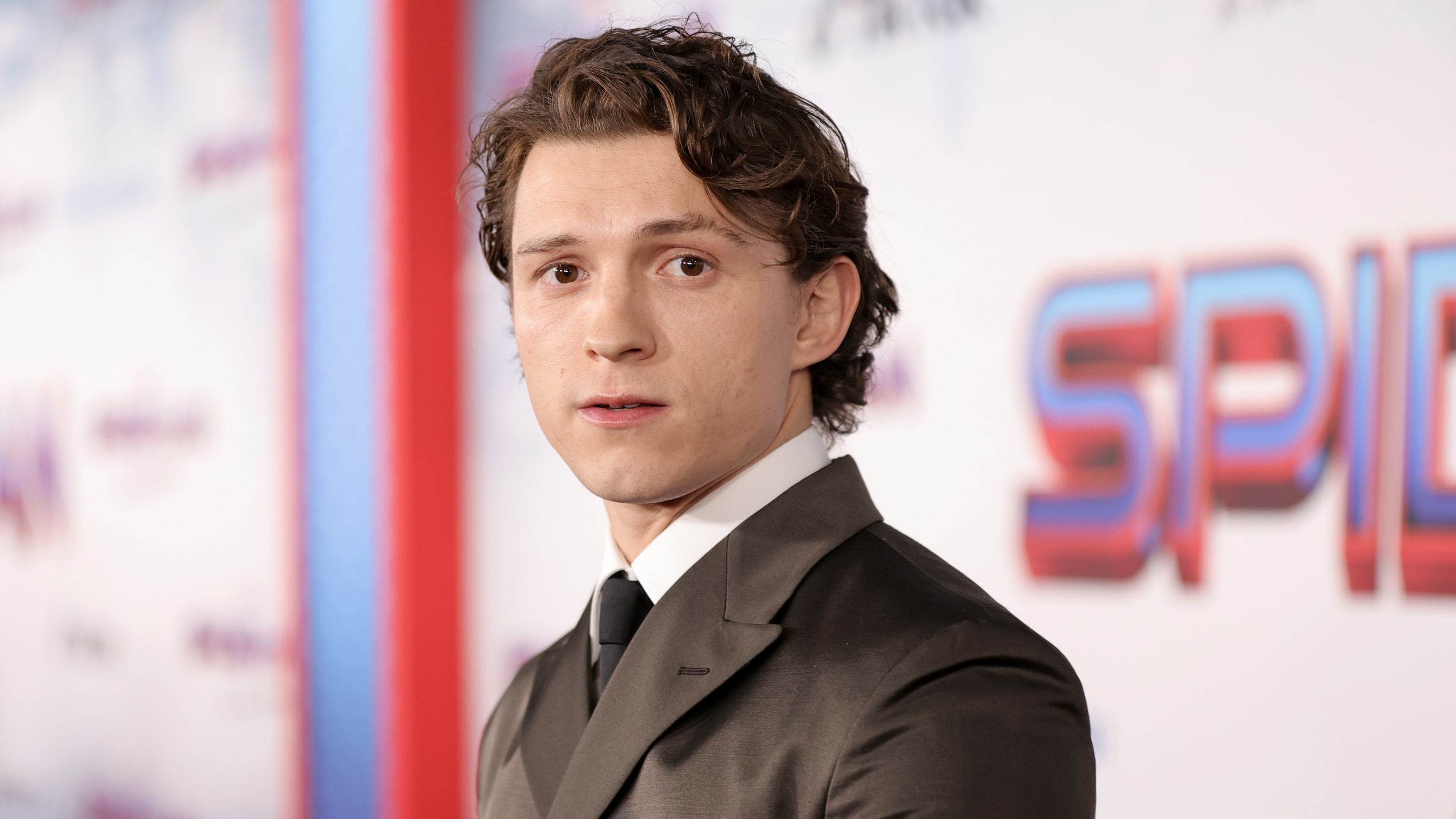 Tom Holland spider man fan dog bite...