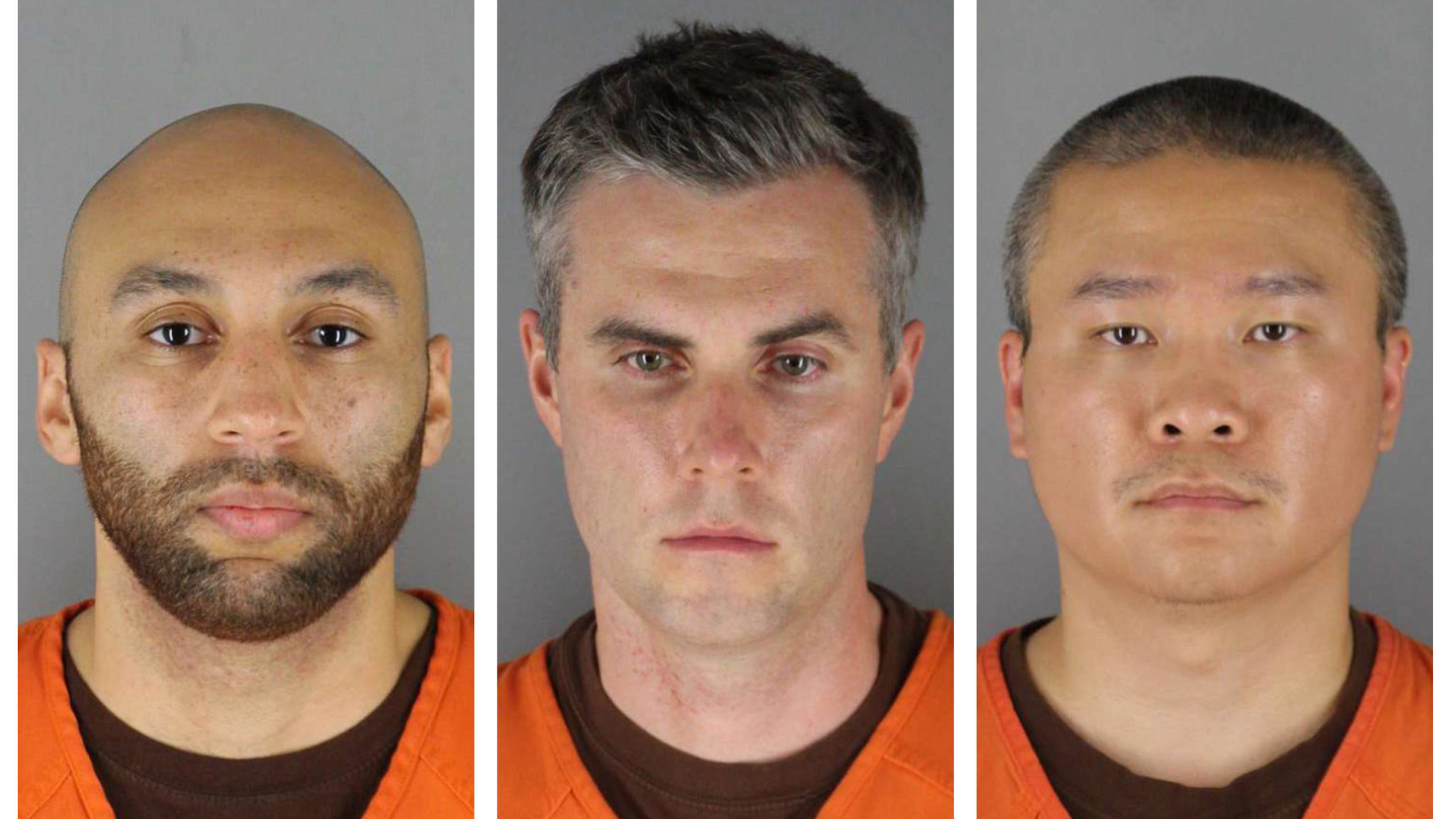 FILE - This combination of photos provided by the Hennepin County Sheriff's Office in Minnesota on ...