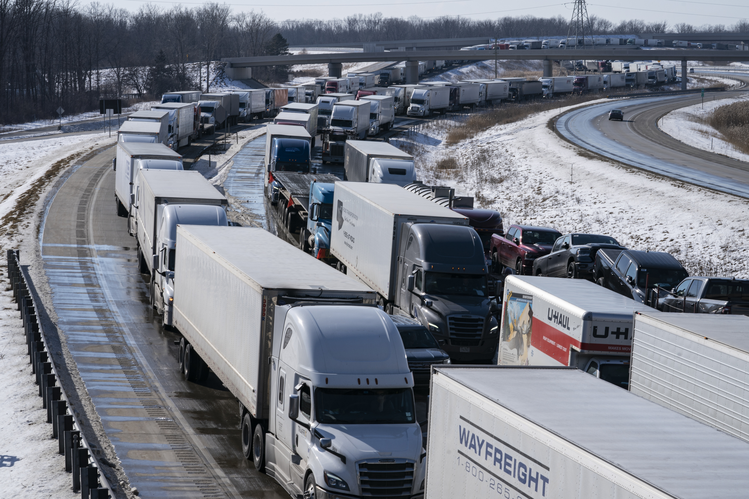 canada truck blockade COVID...