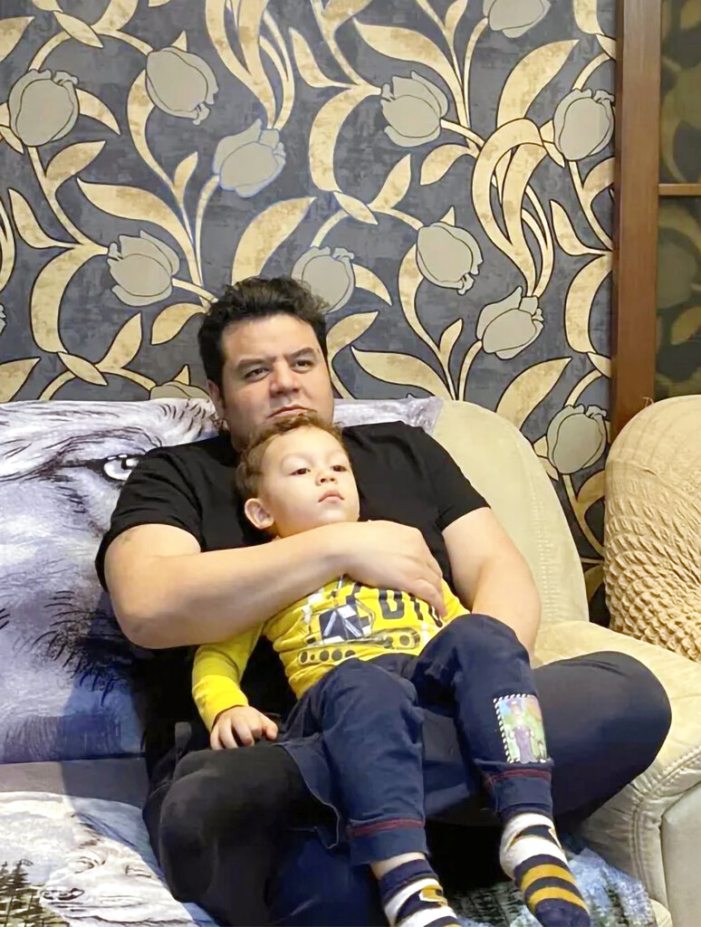 This photo provided by Angel Quintana shows Cesar Quintana and Cesar's son Alexander Quintana. Quin...