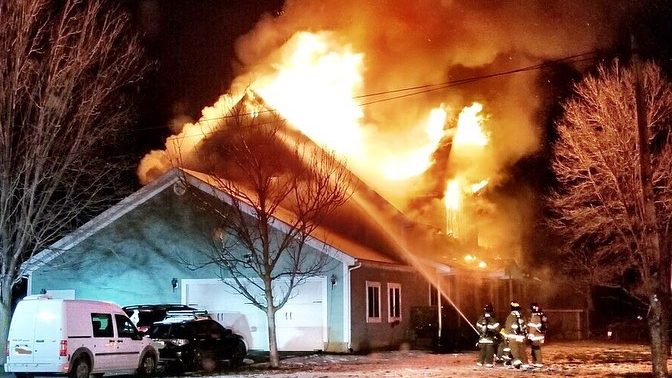 Huntsville home fire...