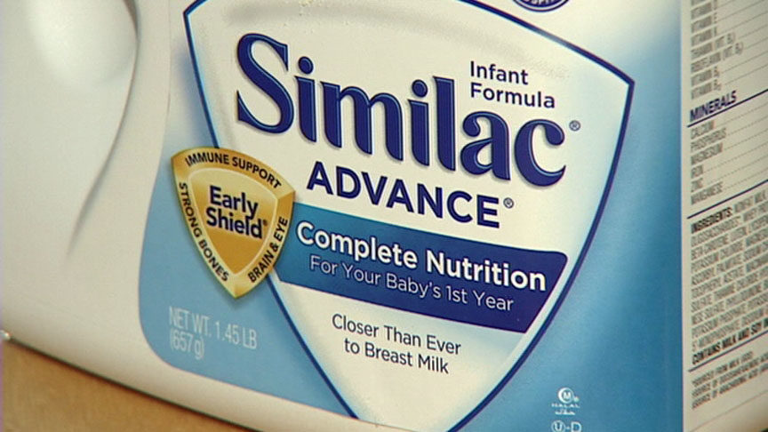 A can of baby formula...