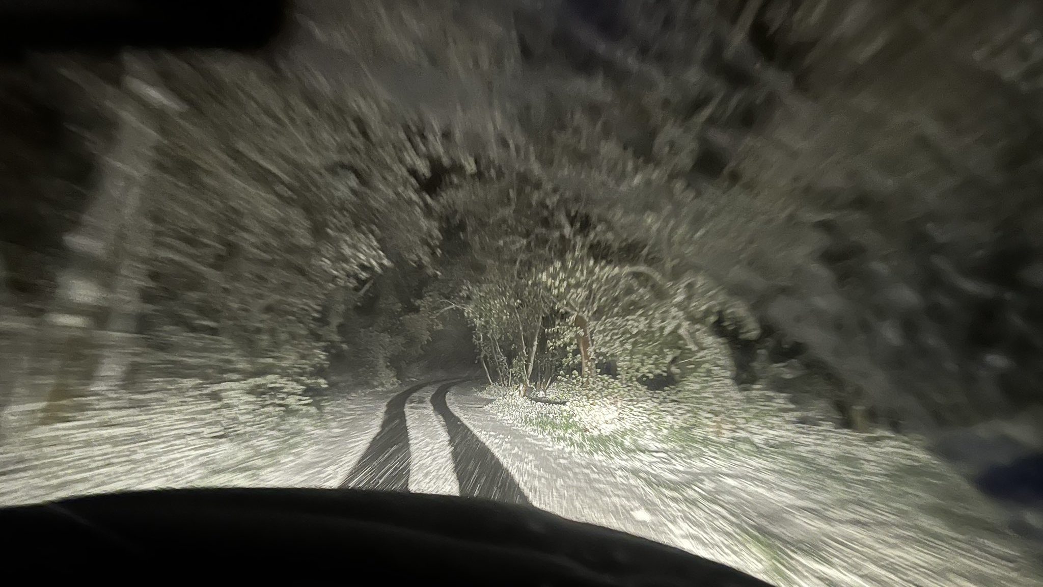 Weather conditions that halted the search for a missing motorcyclist in Maple Canyon. Photo credit:...