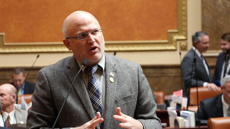 Rep Travis Seegmiller. Photo credit: Utah House Majority Twitter Account...