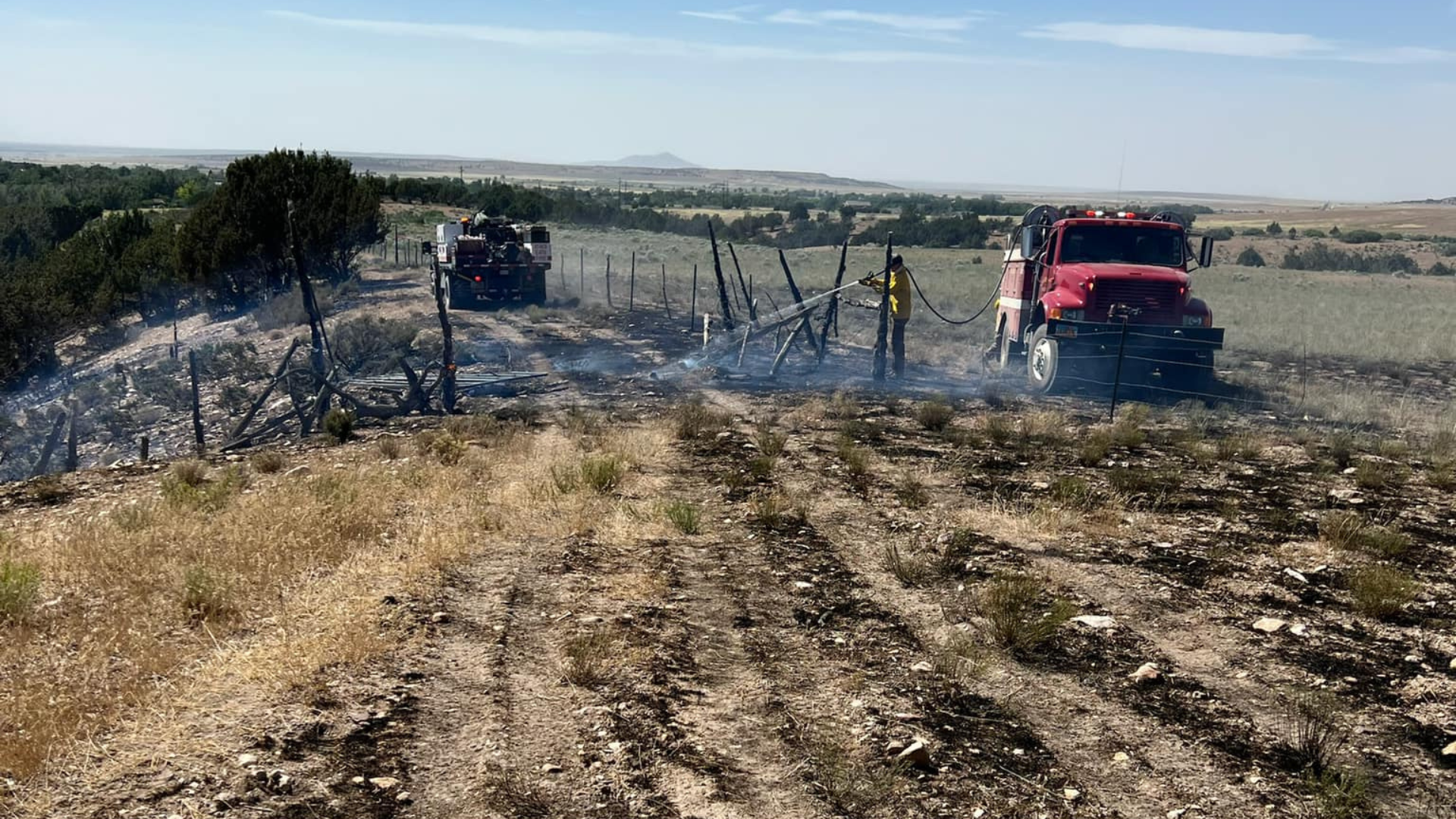 Canyon fire scene. This was just one of the several Fires in Utah this weekend....