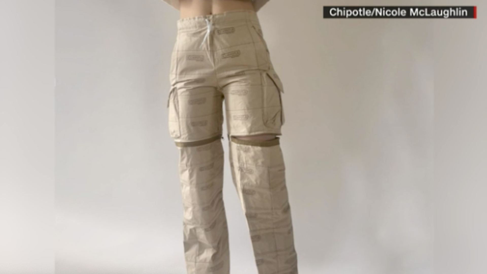 chipotle napkin pants...