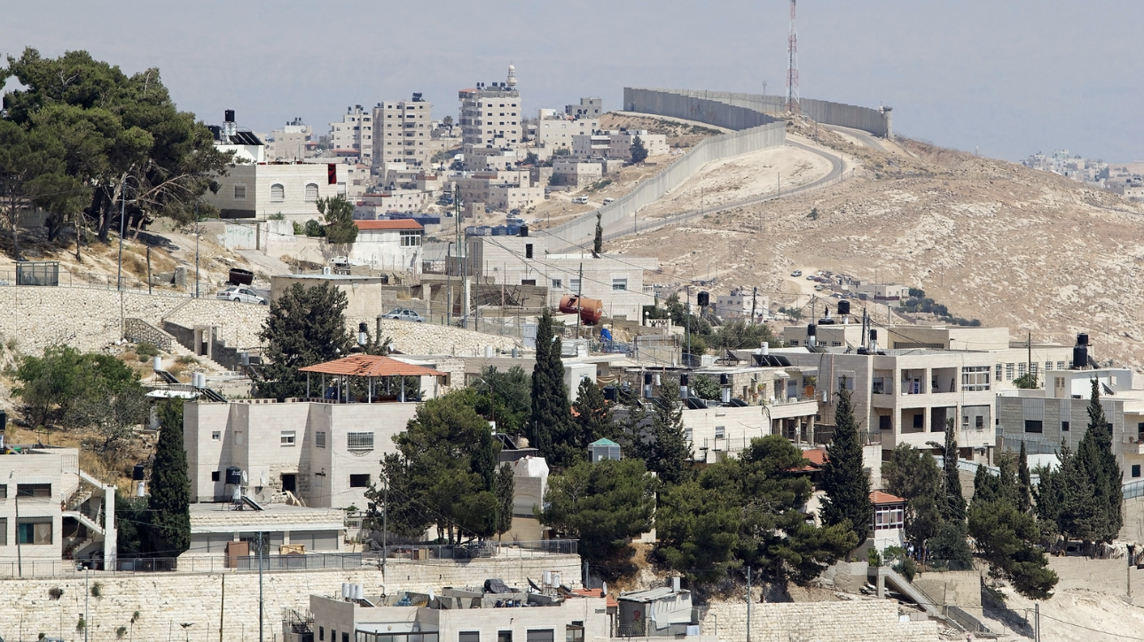 Israeli West Bank barrier...