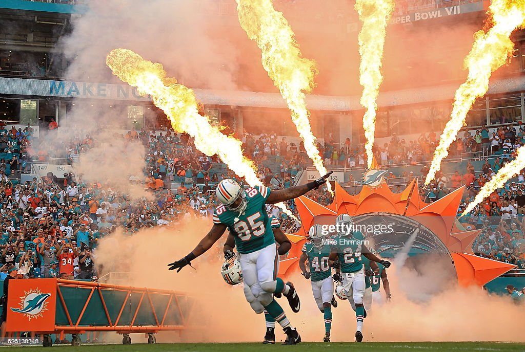 Miami Dolphins quarterback Teddy Bridgewater took a big hit Sunday and was unable to return to the ...