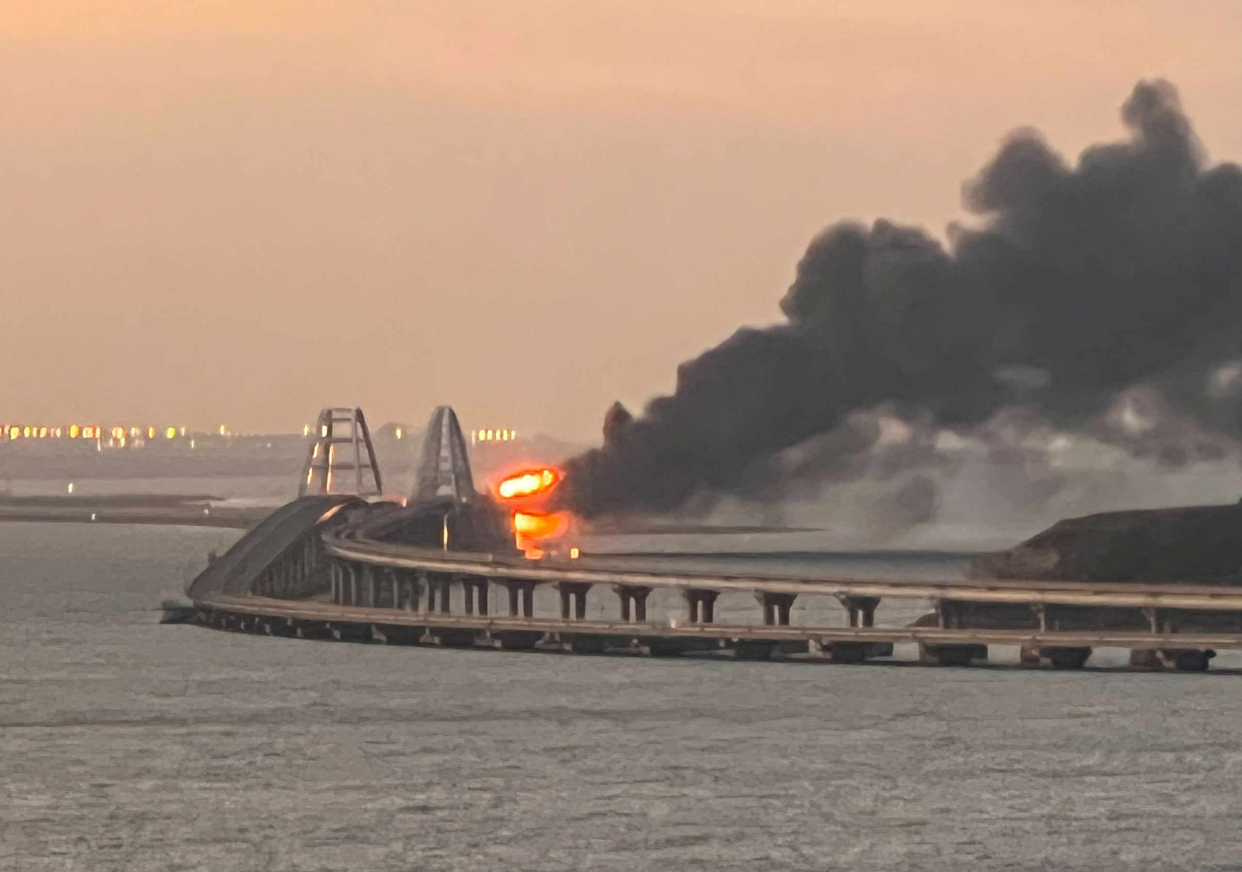 In a major blow for Russian President Vladimir Putin, a huge explosion early Saturday severely dama...