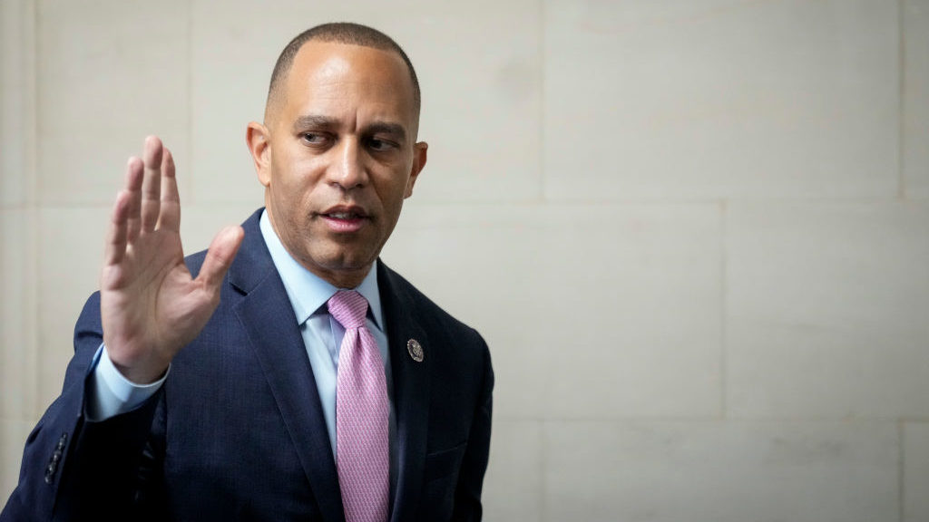 Rep. Hakeem Jeffries becomes the first Black lawmaker to lead a political party in the U.S. Congres...