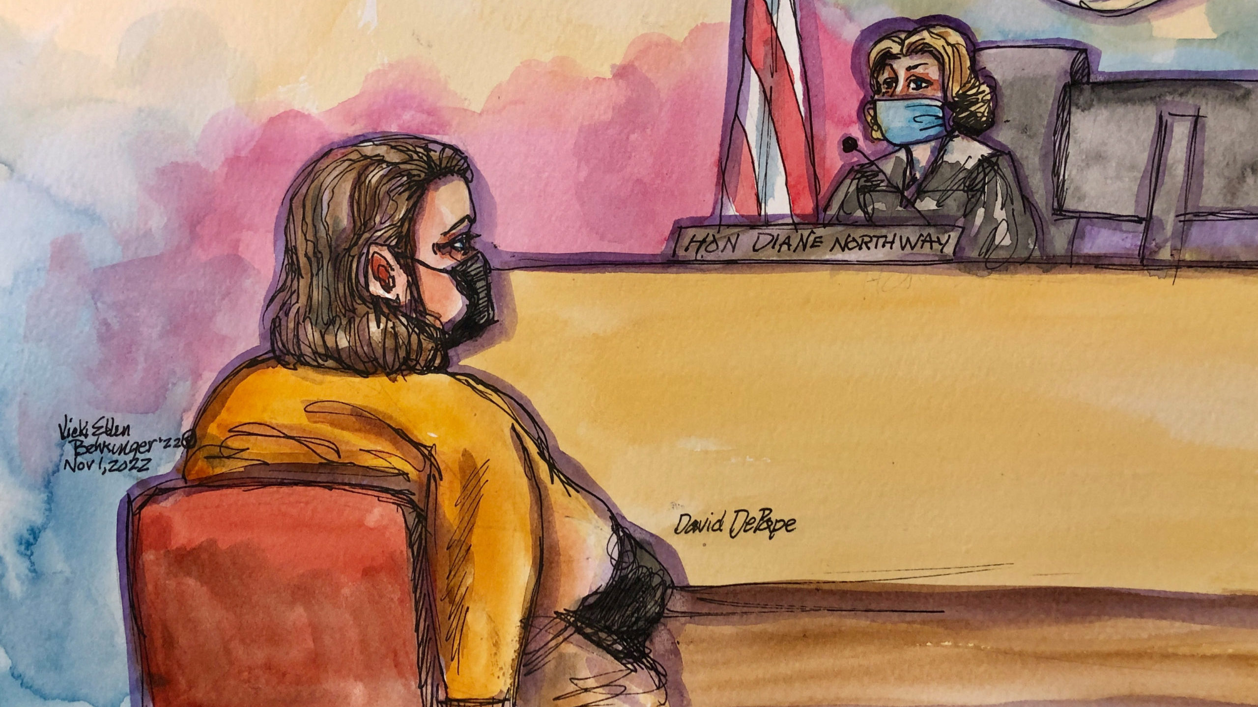 David Wayne DePape, 42, who is charged with breaking into U.S. House Speaker Nancy Pelosi's San Fra...