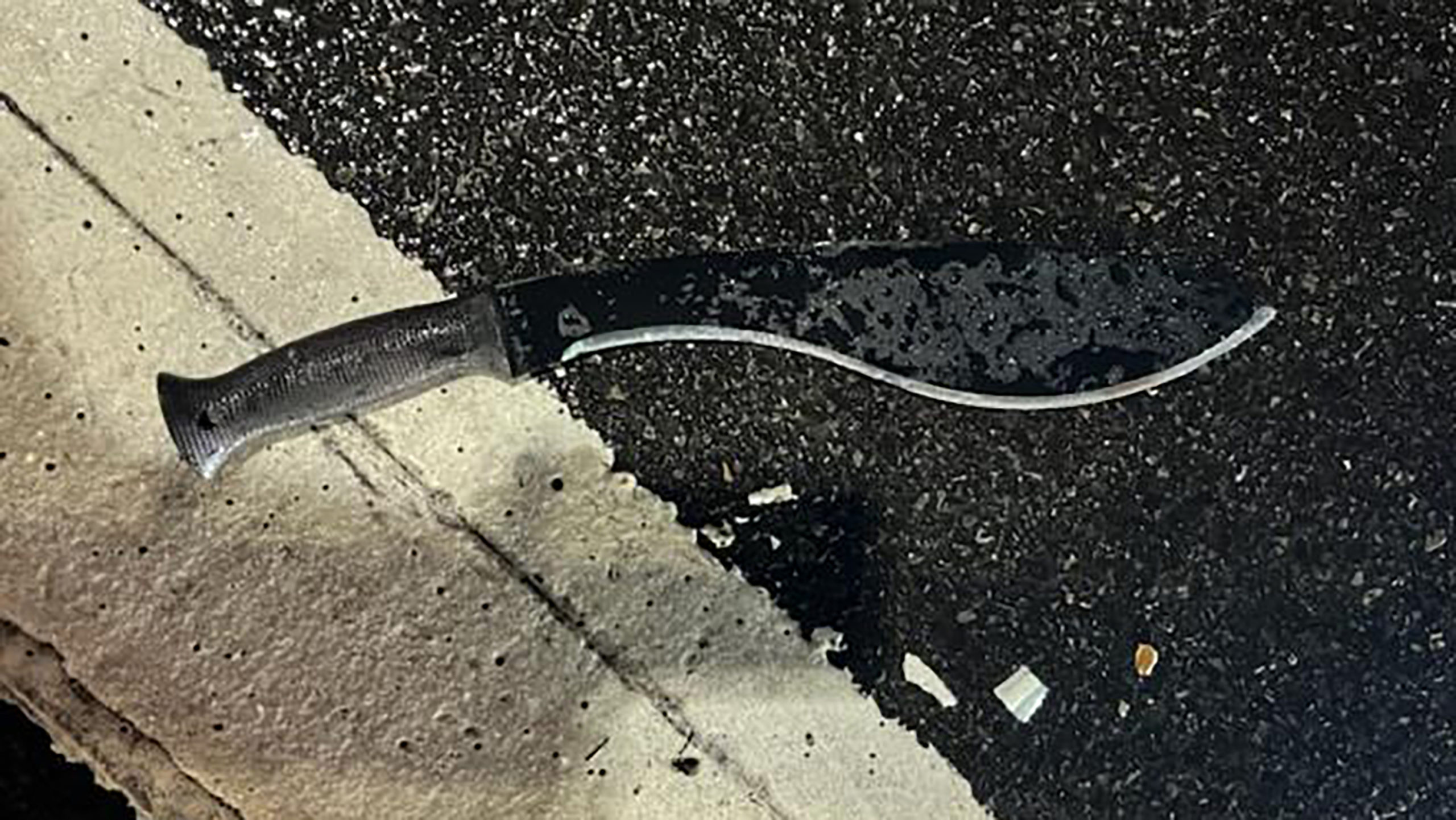Three New York City police officers are in stable condition after being struck by a man wielding a ...