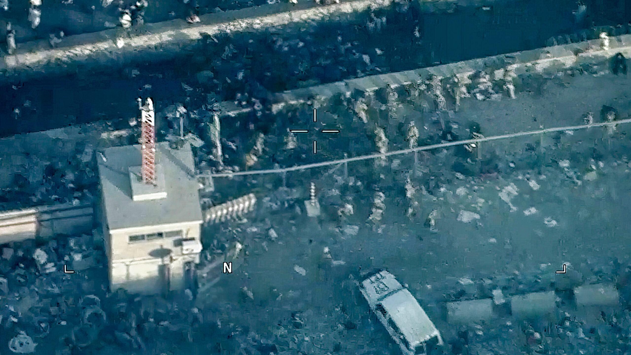 FILE - This image from a video released by the Department of Defense shows U.S. Marines around the ...