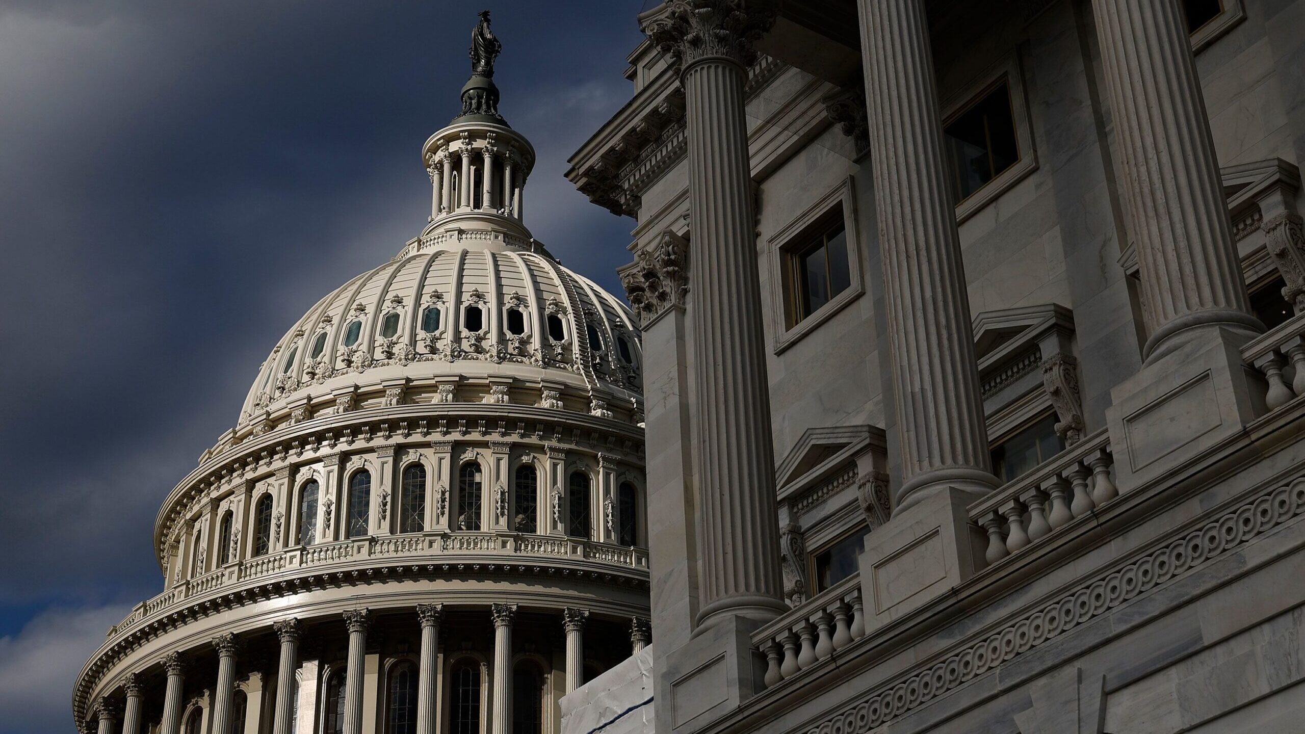 The U.S. Capitol Dome is seen during on April 17 in Washington, DC. A deadlocked Congress that has ...