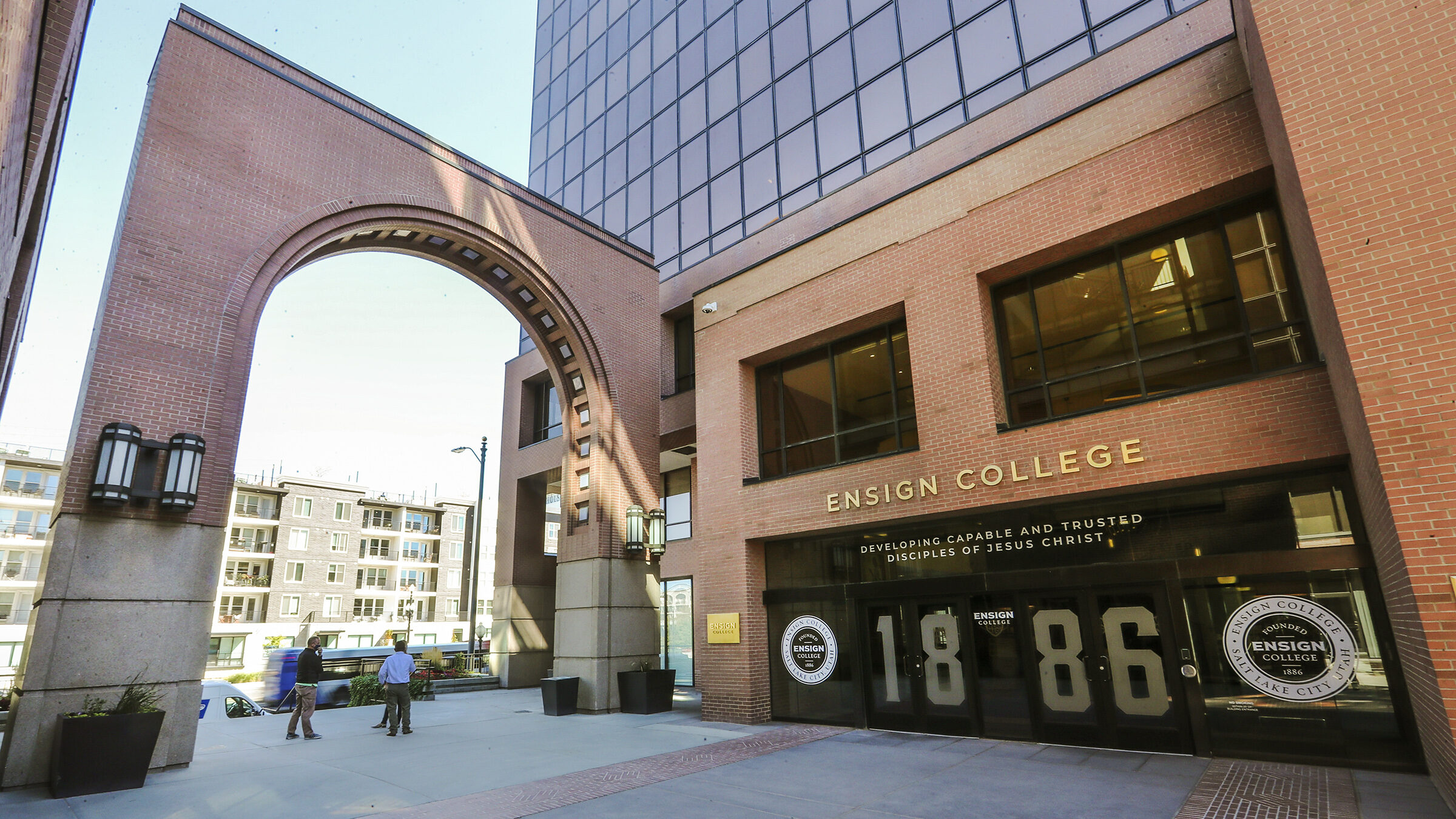 Ensign College in Salt Lake City, Utah. Church Education System changes Standards for students atte...