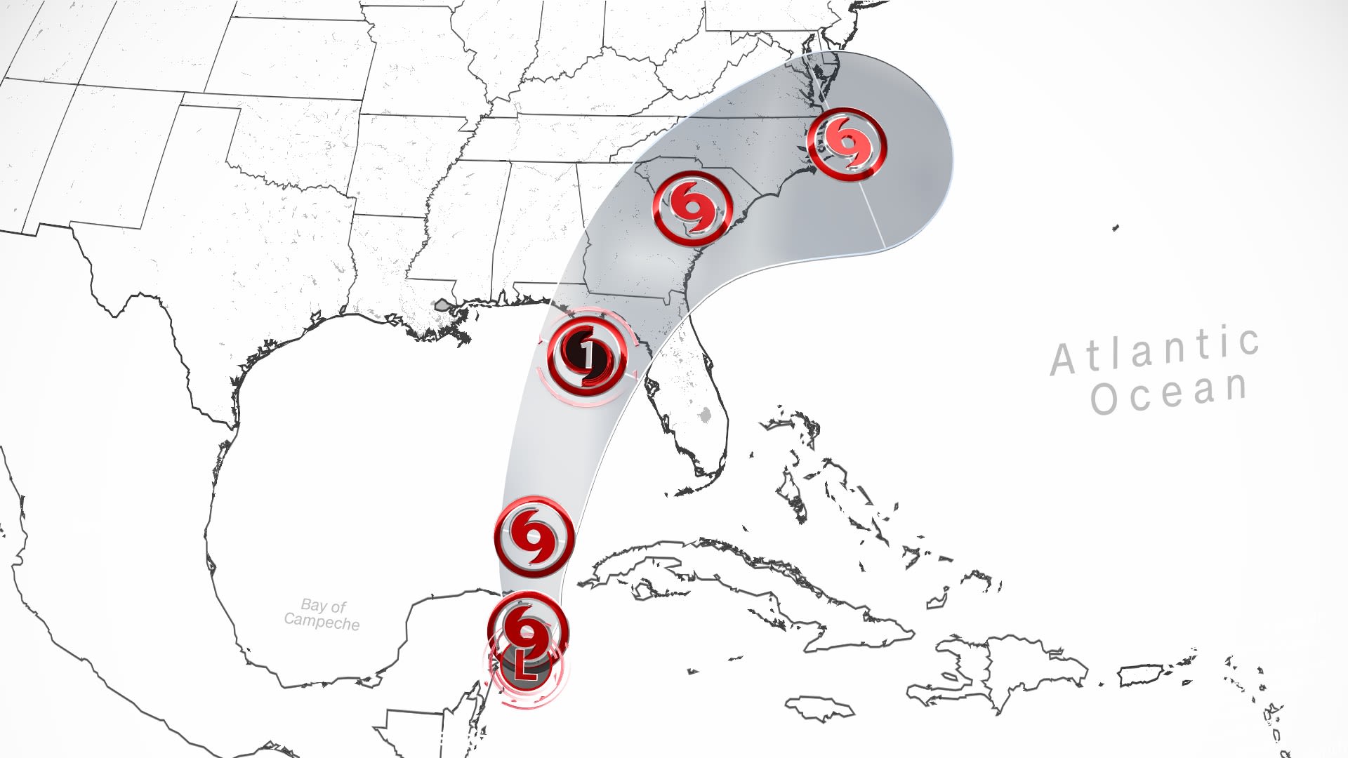 Tropical Depression Ten has formed near the Yucatán Peninsula in the western Caribbean, according ...