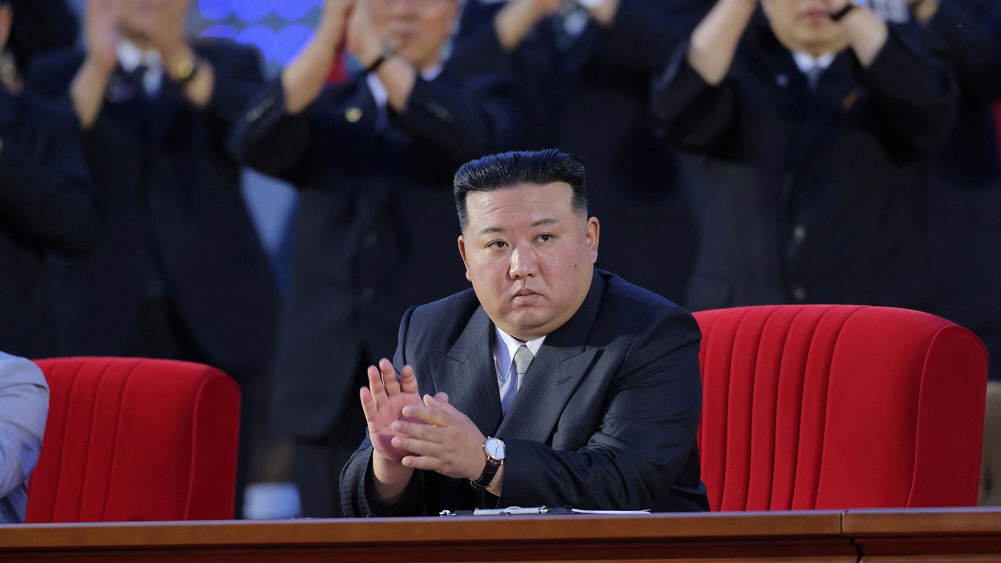 North Korean leader Kim Jong Un appears to be on a train heading to Russia, multiple South Korean m...