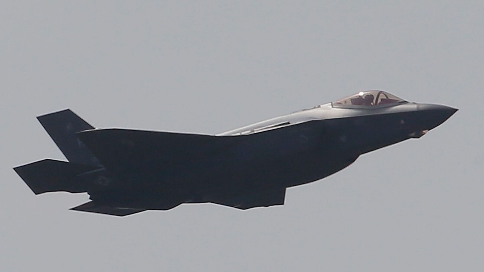 A Lockheed Martin F-35 Lightning II performs a demonstration flight at the Paris Air Show in 2017.
...