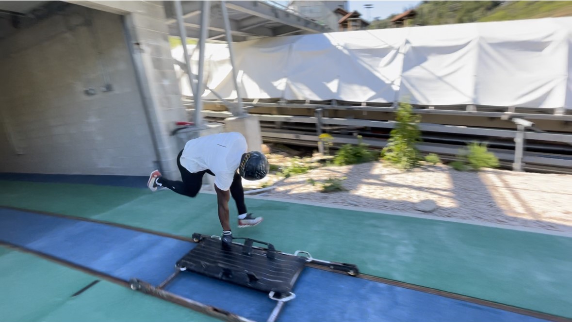 Winter Olympic training...