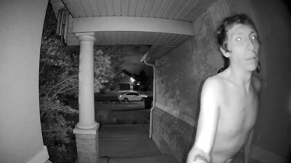 A naked man was seen on security cameras of multiple Draper homes on Tuesday, Oct. 10, 2023. (KSL T...