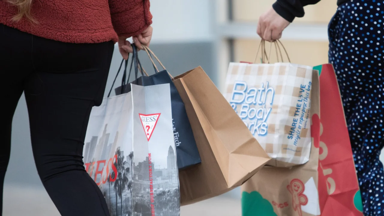 Black Friday Holiday shoppers at Tanger Phoenix Outlets in Glendale, Arizona,...