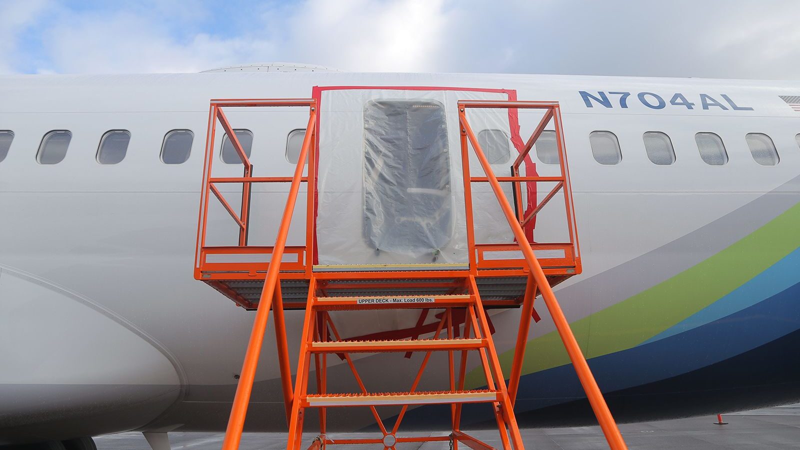 Alaska Airlines aircraft blown door...