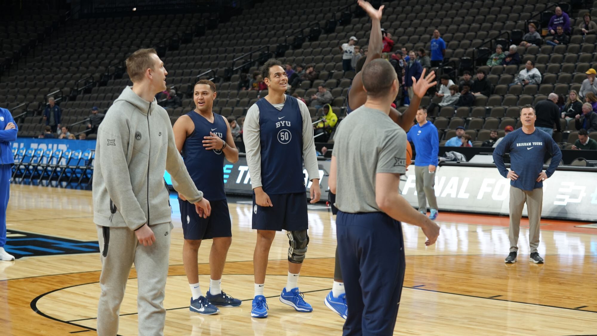 All smiles at the NCAA Tournament. on March 20, 2024....
