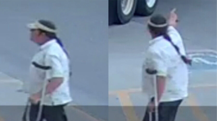 The male driver of a silver sedan who police believe had their car stolen by the man accused of kil...