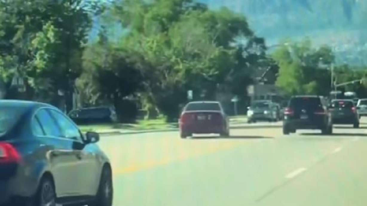 Dashboard camera captures footage of driver falling asleep