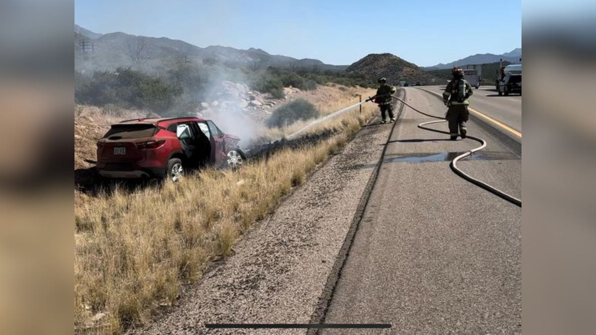 Hurricane brush fire (Hurricane Fire & Rescue)...