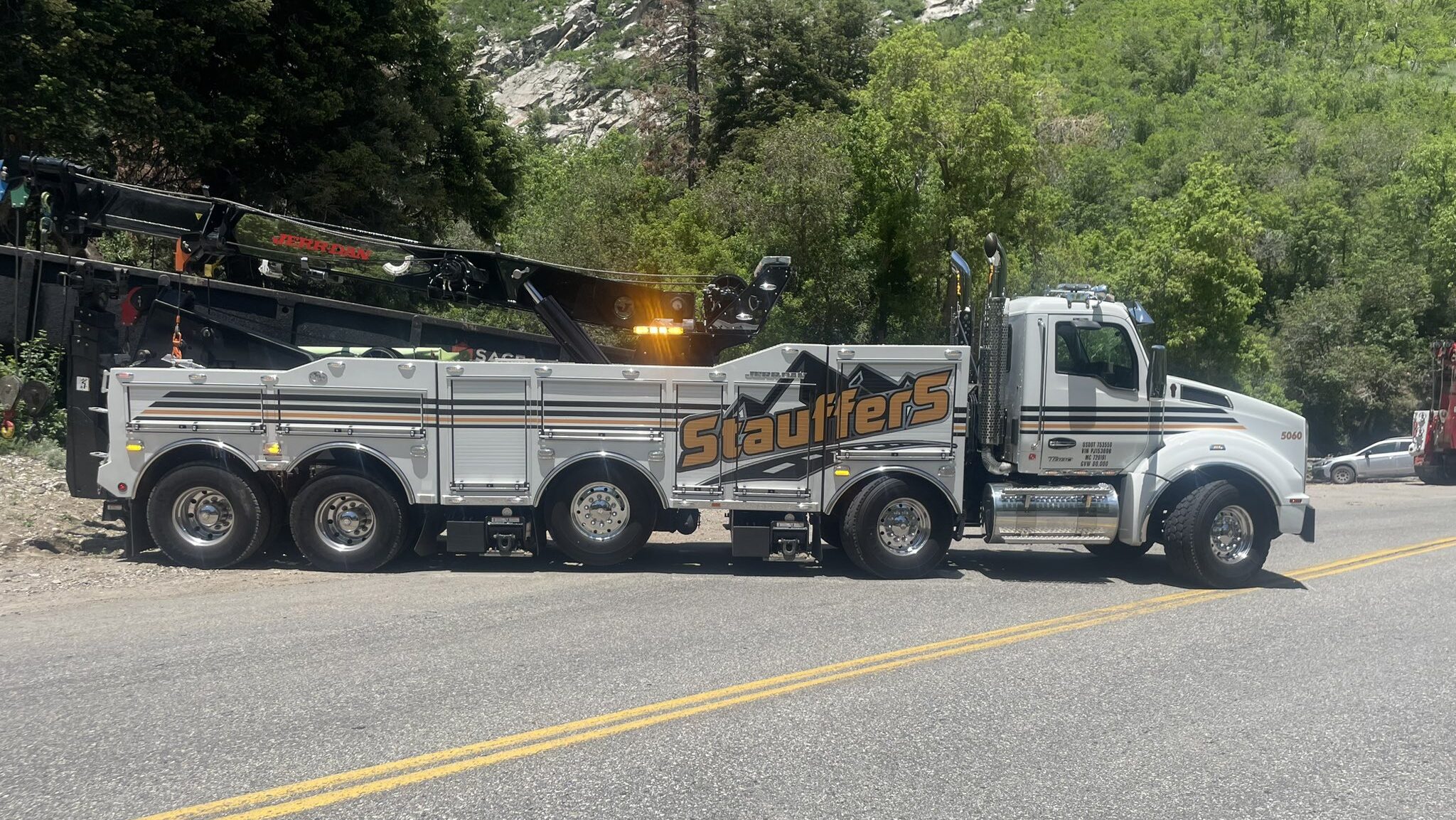 On Monday morning, a fiery rollover crash off state Route 210 in Little Cottonwood Canyon closed th...