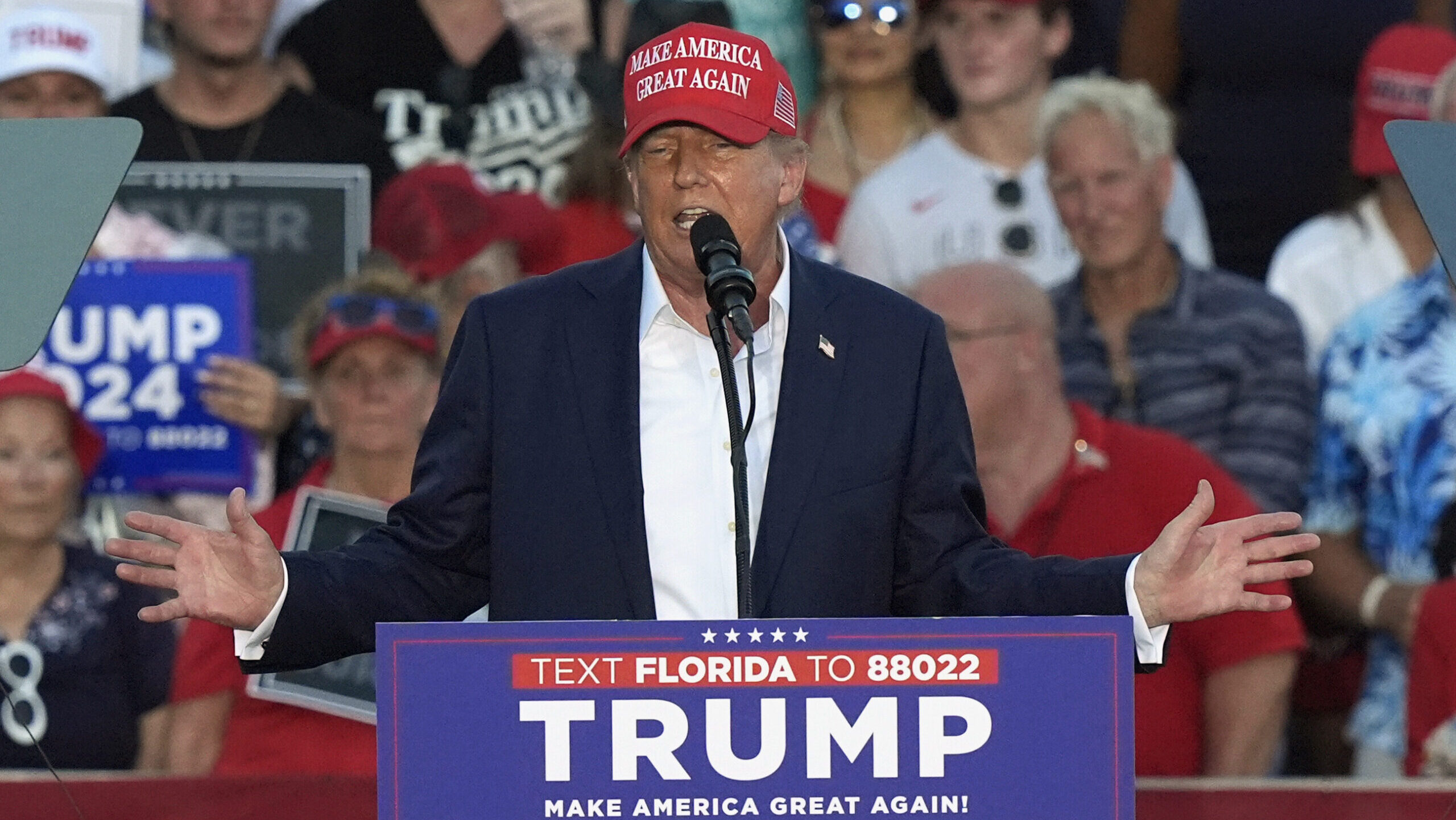 former president donald trump...