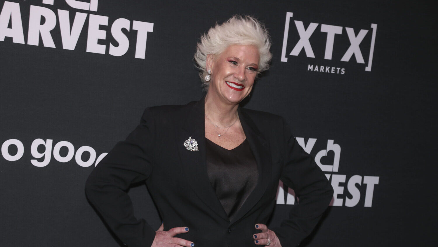 FILE - Chef Anne Burrell attends City Harvest Presents The 2025 Gala: Carnaval, on April 22, 2025, ...