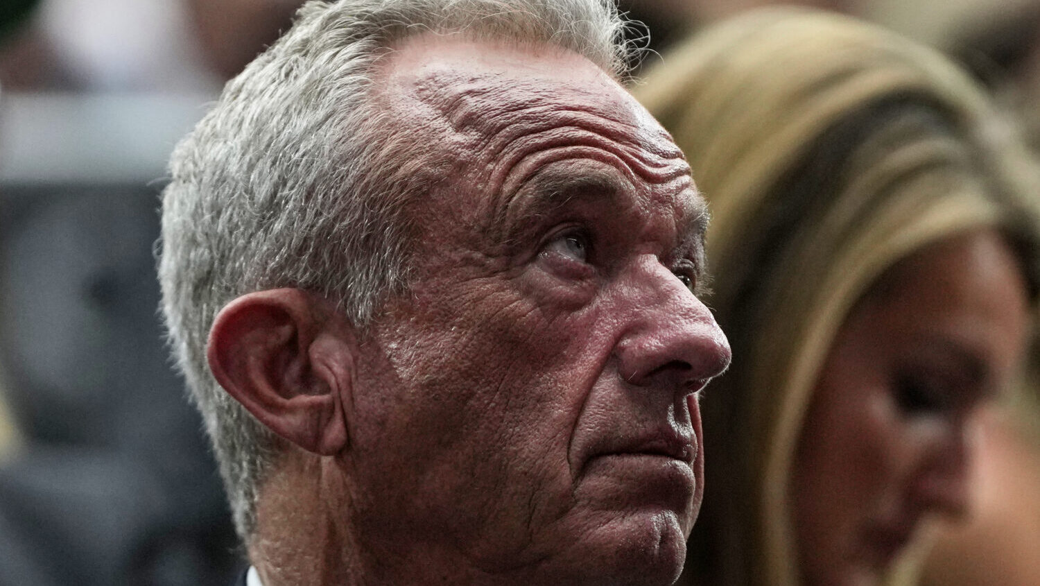 Health and Human Services Secretary Robert F. Kennedy Jr. attends a memorial for conservative activ...