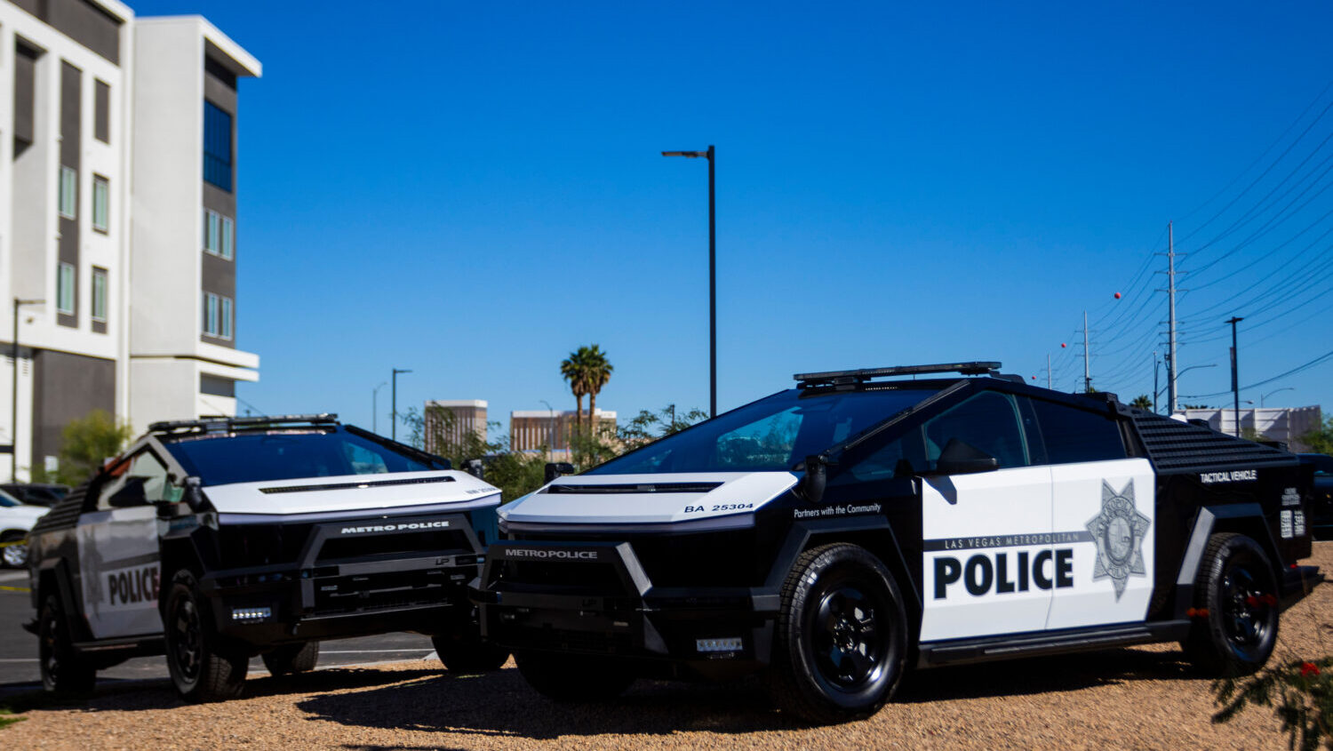 The nation's largest police fleet of Tesla Cybertrucks is set to begin patrolling the streets of La...