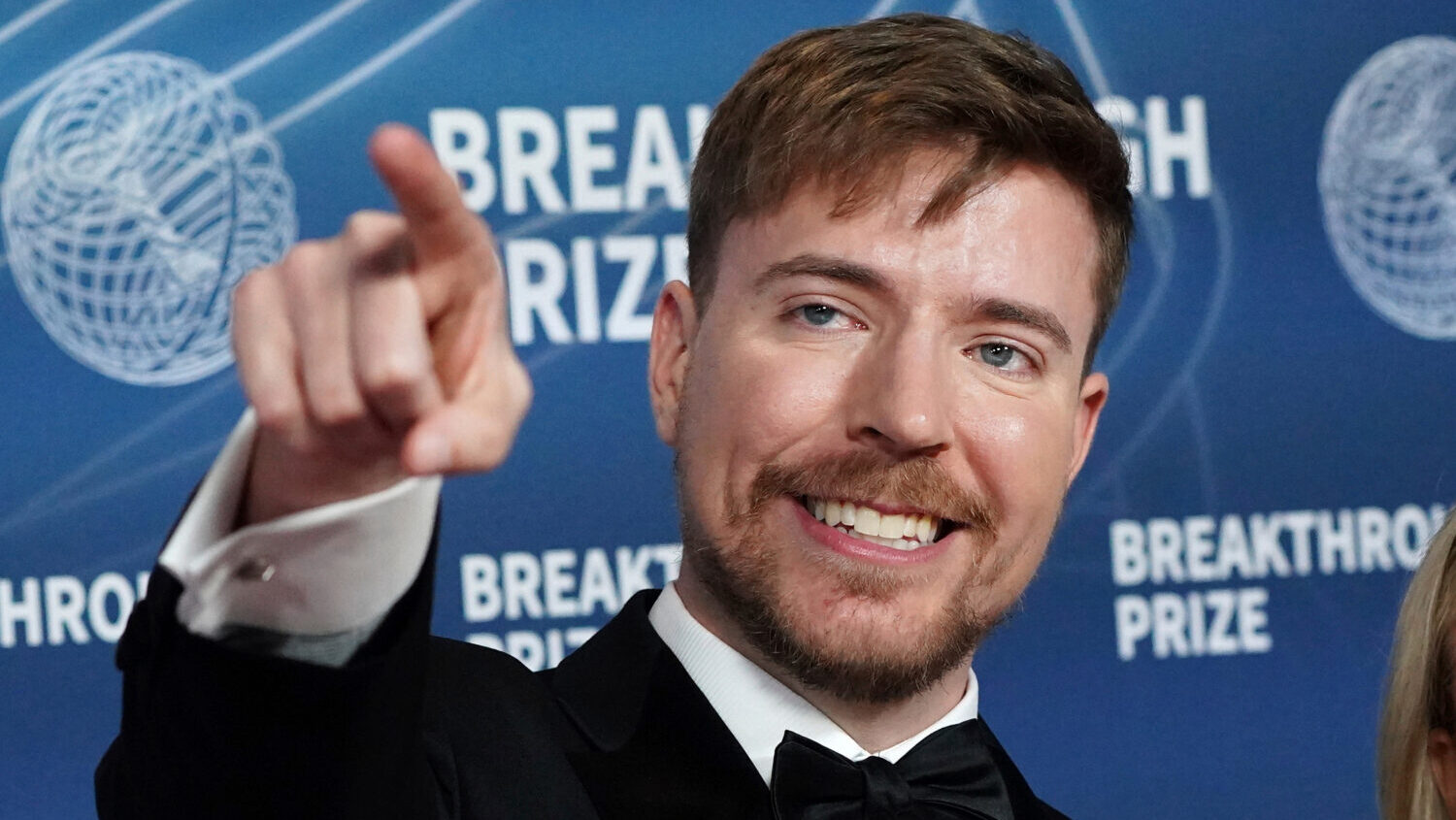 FILE - Jimmy Donaldson, who goes by the online alias MrBeast, arrives at the 11th Breakthrough Priz...