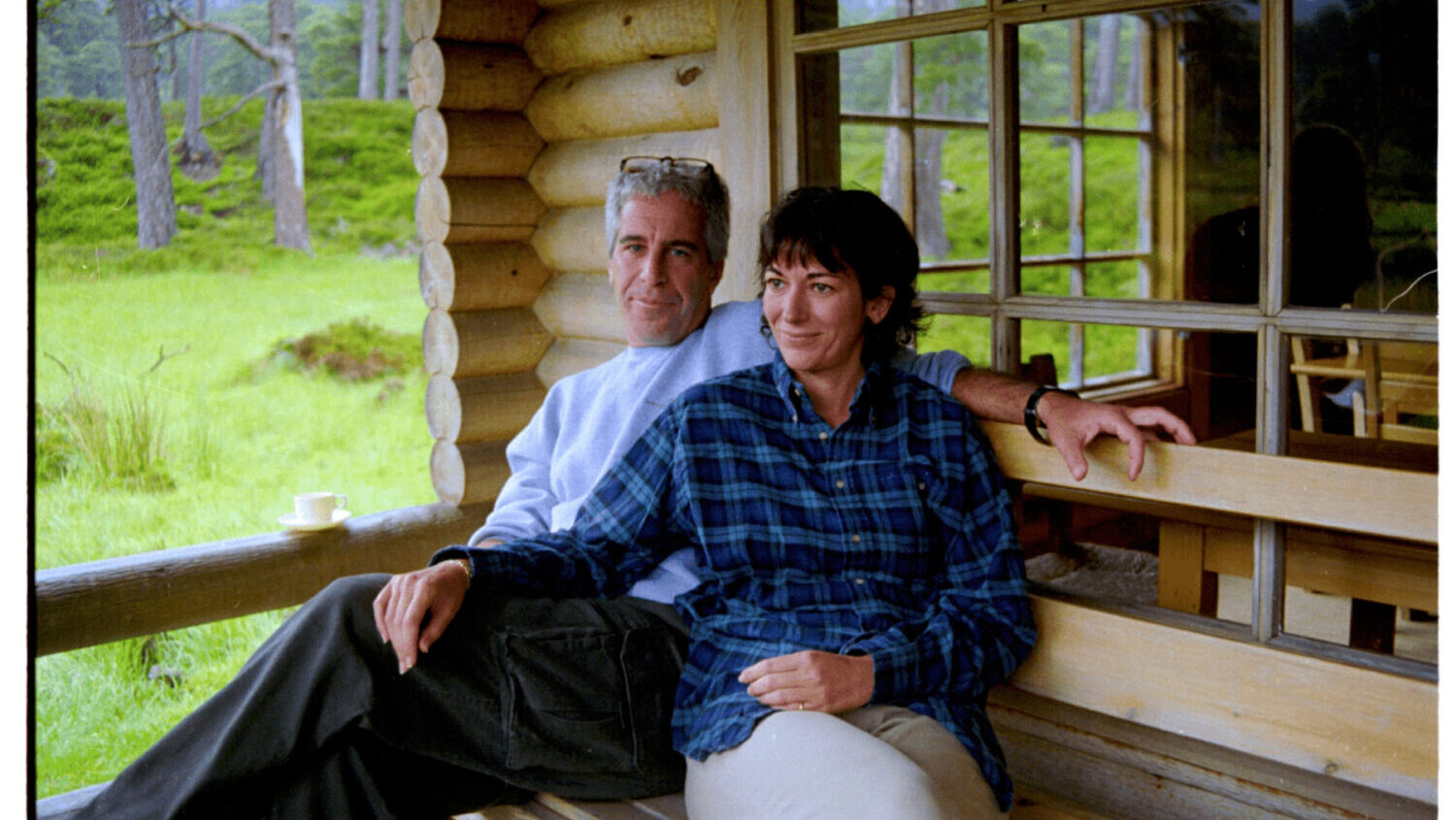 This undated photo released by the U.S. Department of Justice shows Jeffrey Epstein and Ghislaine M...
