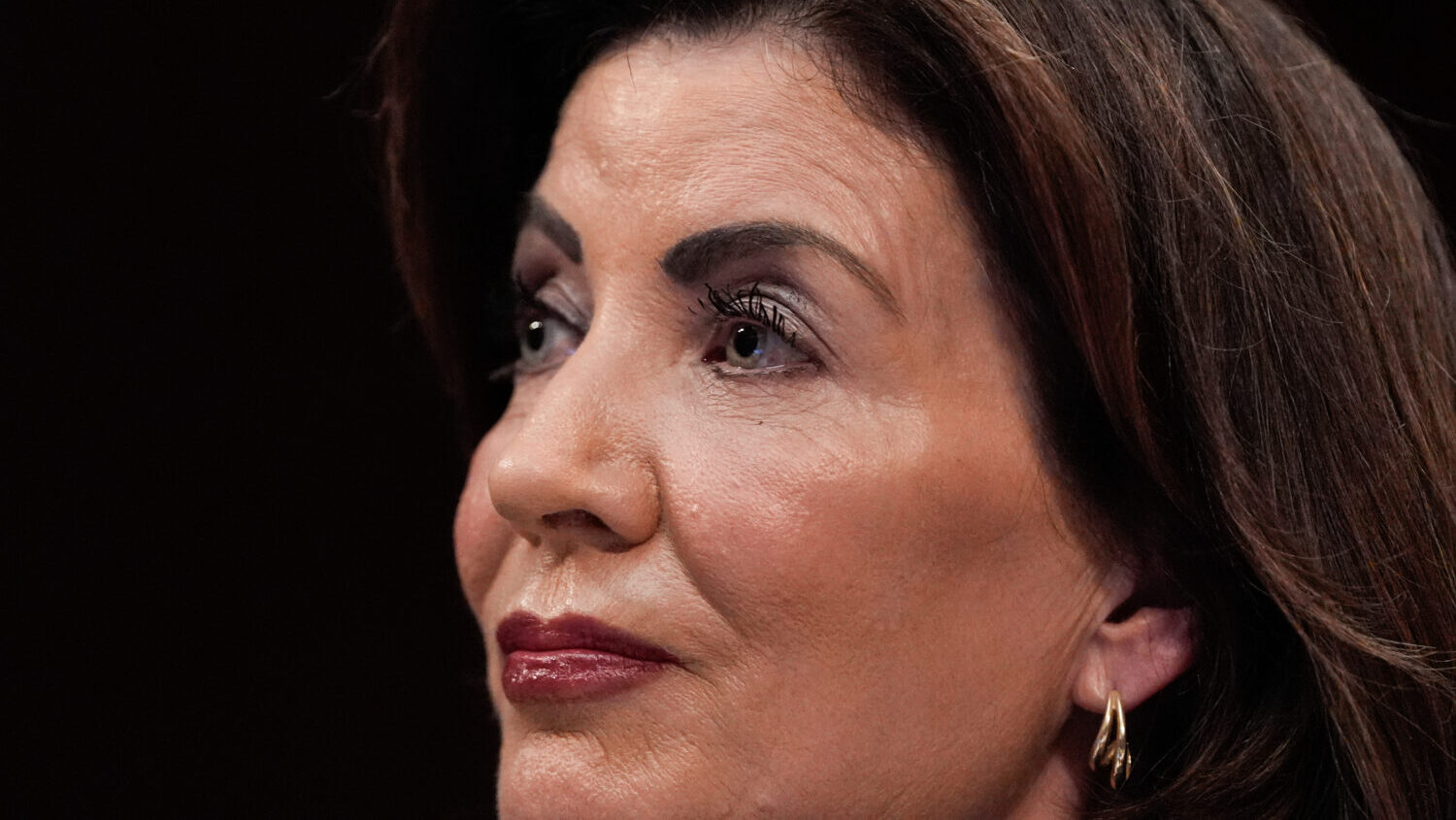 New York Gov. Kathy Hochul speaks during a House Committee on Oversight and Government Reform heari...