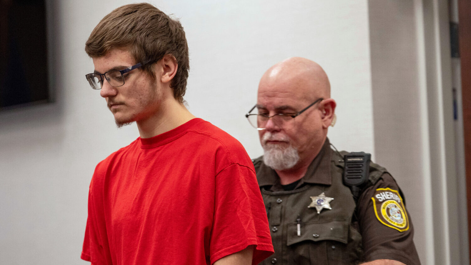 Nikita Casap appears at his arraignment May 7, 2025 in Waukesha County Circuit Court in Waukesha, W...