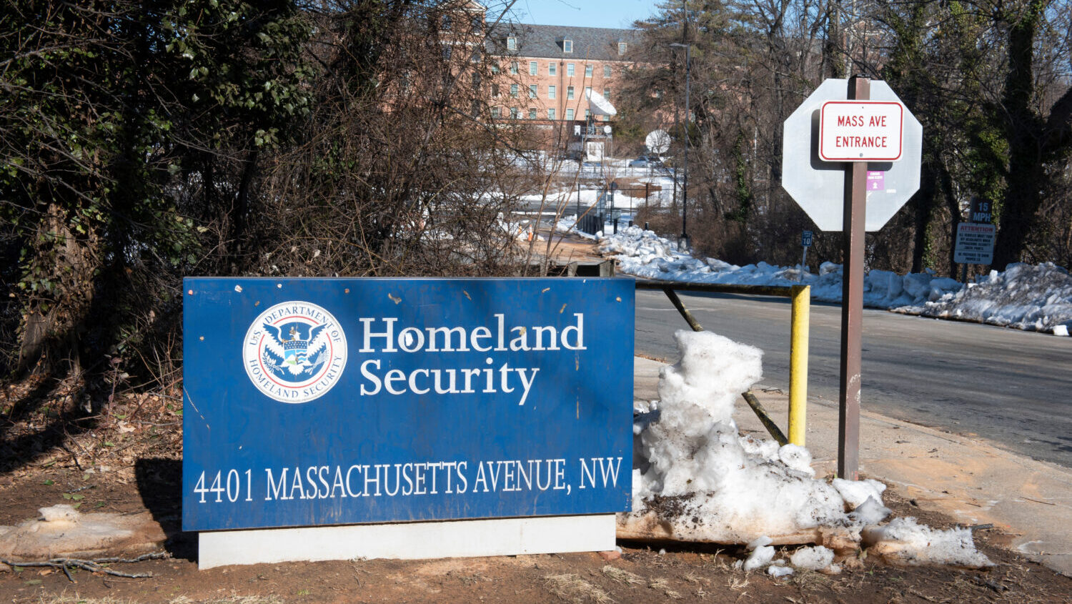 A Department of Homeland Security (DHS) facility in Washington, Friday, Feb. 13, 2026....