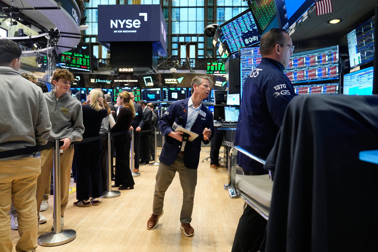 stock market points...