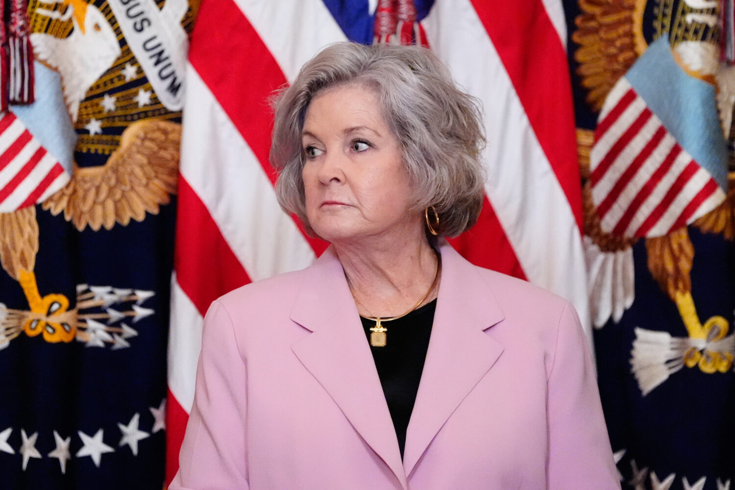 White House Chief of Staff Susie Wiles attends a board meeting of the John F. Kennedy Memorial Cent...