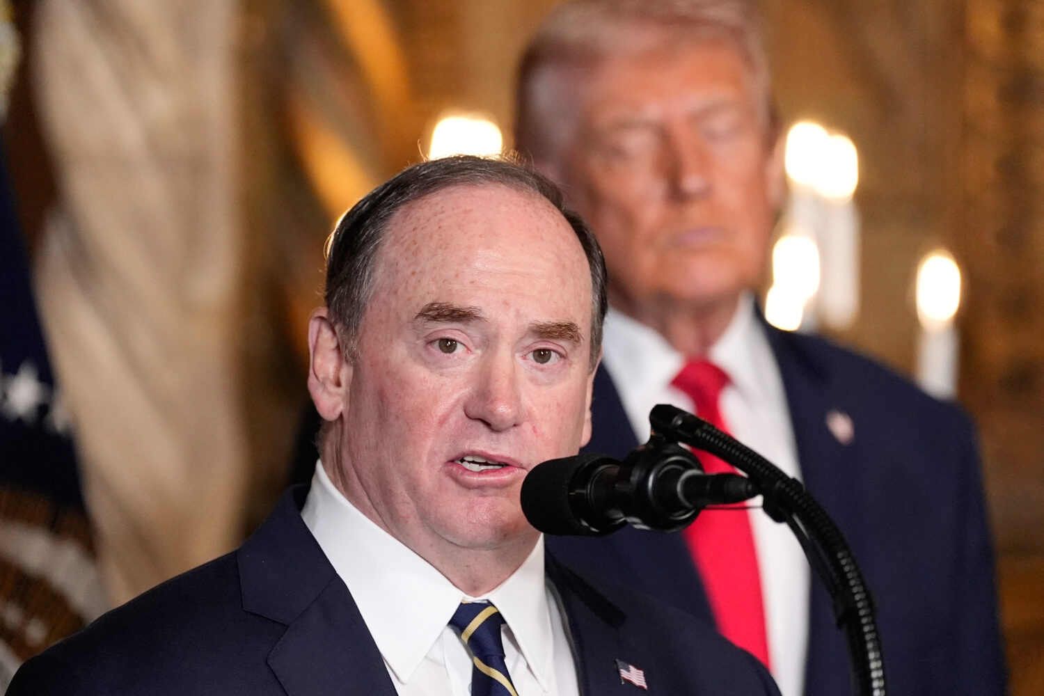 The Pentagon announced Wednesday that the Navy’s top civilian official, Secretary of the Navy Joh...