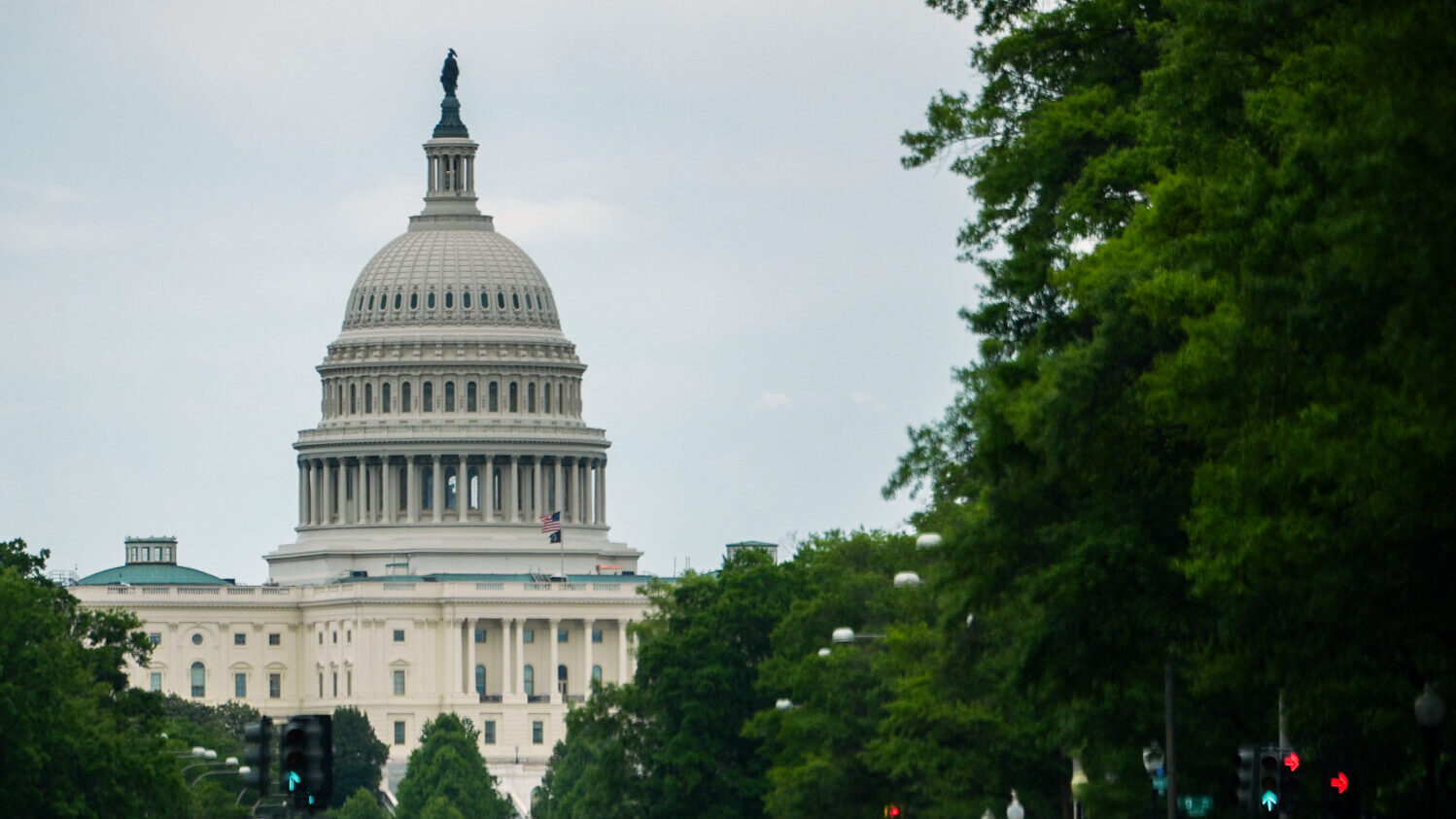 The U.S. Capitol is seen from Pennsylvania Avenue, Wednesday, May 13, 2026, in Washington....