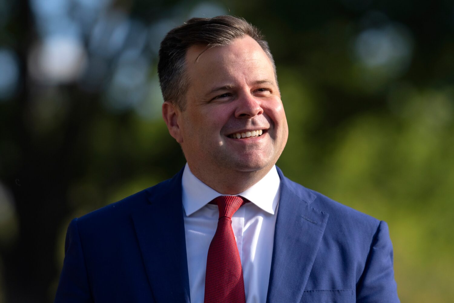 FILE - Director of the Federal Housing Finance Agency Bill Pulte walks outside the White House, Sep...